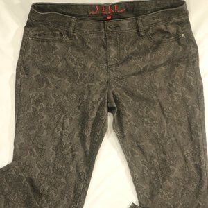 ELLE Snake Print Stretchy Denim Pants Sz 16 US Women